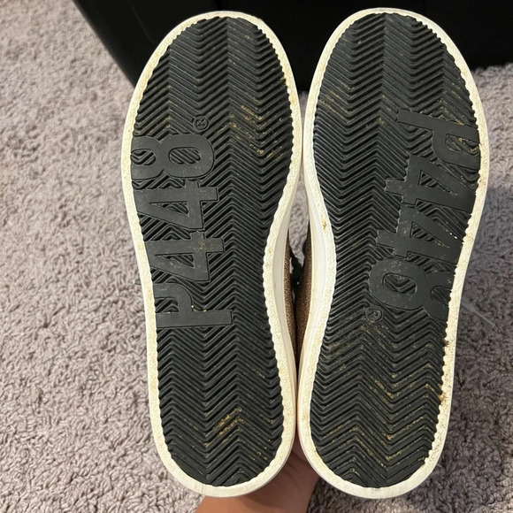 P448 women’s rose gold glitter John with calf hair size EU38 (7.5-8US) - Picture 7 of 10